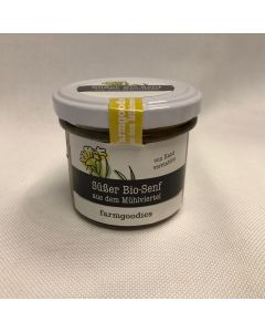Senf süß Bio 110 gr Glas